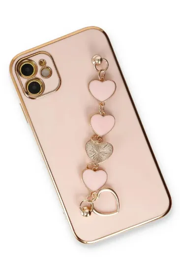Newface iPhone 12 Kılıf Esila Silikon - Pudra resmi