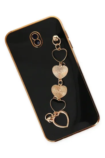 Newface Samsung Galaxy J7 Pro / J730 Kılıf Esila Silikon - Siyah resmi