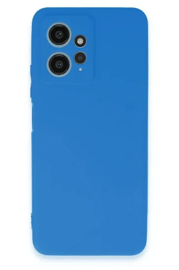 Newface Xiaomi Redmi Note 12 4G Kılıf First Silikon - Mavi resmi