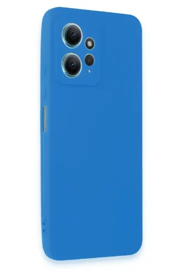 Newface Xiaomi Redmi Note 12 4G Kılıf First Silikon - Mavi resmi