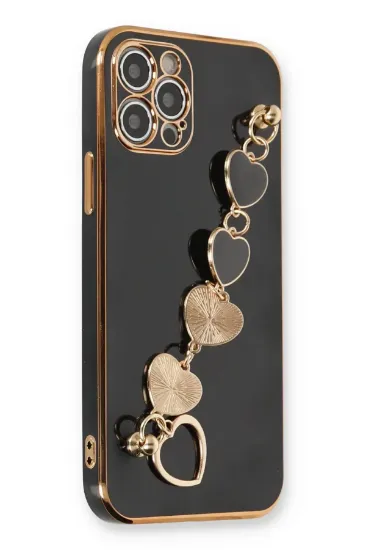 Newface iPhone 12 Pro Kılıf Esila Silikon - Siyah resmi