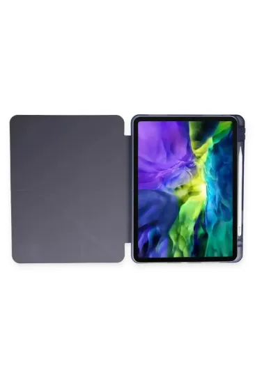 Newface Xiaomi Redmi Pad Kılıf Kalemlikli Mars Tablet Kılıfı - Lila resmi