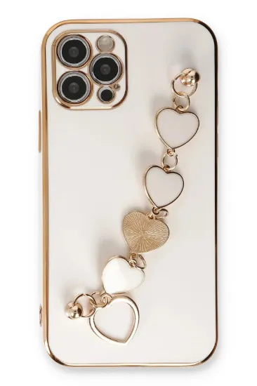 Newface iPhone 12 Pro Kılıf Esila Silikon - Beyaz resmi