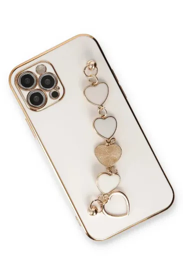 Newface iPhone 12 Pro Kılıf Esila Silikon - Beyaz resmi