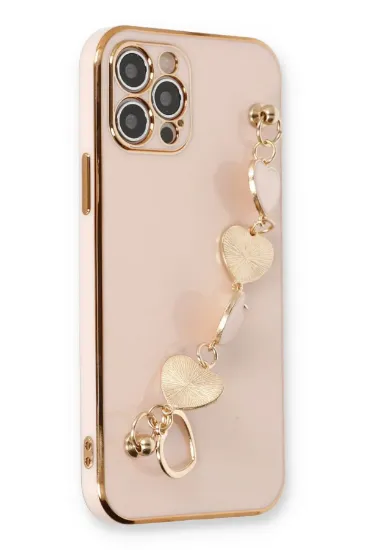 Newface iPhone 12 Pro Kılıf Esila Silikon - Pudra resmi