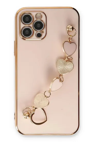 Newface iPhone 12 Pro Kılıf Esila Silikon - Pudra resmi