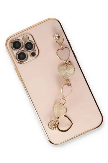 Newface iPhone 12 Pro Kılıf Esila Silikon - Pudra resmi