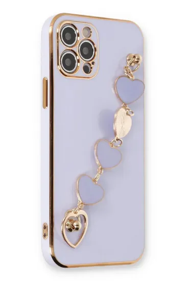 Newface iPhone 12 Pro Kılıf Esila Silikon - Lila resmi
