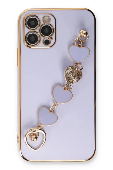 Newface iPhone 12 Pro Kılıf Esila Silikon - Lila resmi