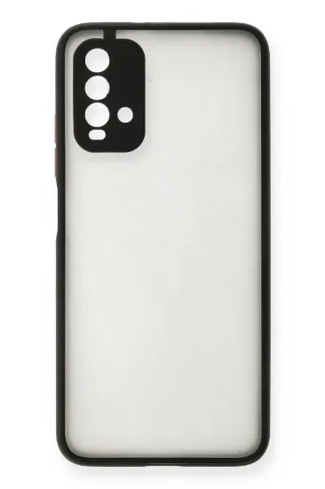 Newface Xiaomi Redmi 9T Kılıf Montreal Silikon Kapak - Siyah resmi