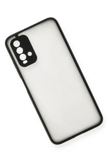 Newface Xiaomi Redmi 9T Kılıf Montreal Silikon Kapak - Siyah resmi
