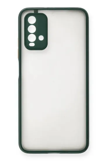 Newface Xiaomi Redmi 9T Kılıf Montreal Silikon Kapak - Yeşil resmi
