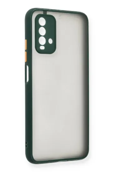 Newface Xiaomi Redmi 9T Kılıf Montreal Silikon Kapak - Yeşil resmi