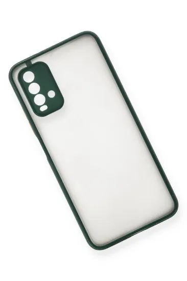 Newface Xiaomi Redmi 9T Kılıf Montreal Silikon Kapak - Yeşil resmi