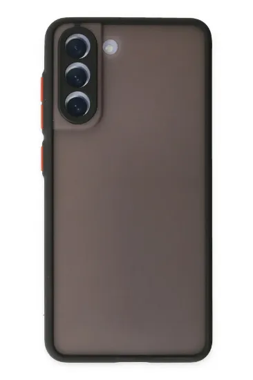 Newface Samsung Galaxy S21 FE Kılıf Montreal Silikon Kapak - Siyah resmi