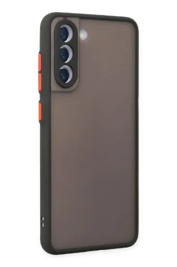 Newface Samsung Galaxy S21 FE Kılıf Montreal Silikon Kapak - Siyah resmi
