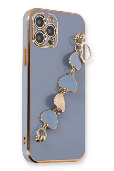 Newface iPhone 12 Pro Max Kılıf Esila Silikon - Gri resmi