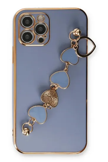 Newface iPhone 12 Pro Max Kılıf Esila Silikon - Gri resmi