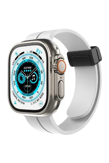 Newface Apple Watch 38mm KR412 Elegance Stylısh Kordon - Beyaz resmi