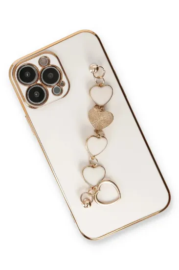 Newface iPhone 13 Pro Kılıf Esila Silikon - Beyaz resmi