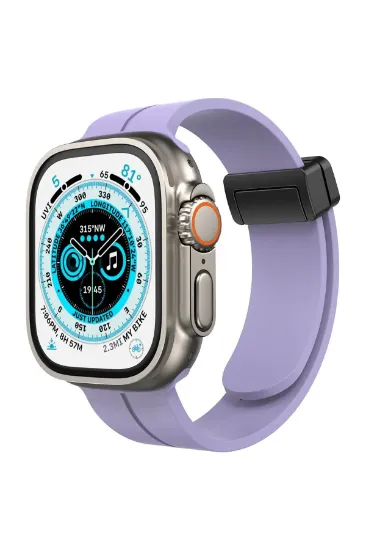 Newface Apple Watch 38mm KR412 Elegance Stylısh Kordon - Lila resmi