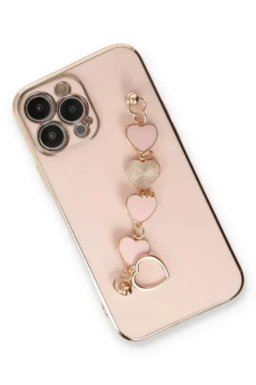 Newface iPhone 13 Pro Kılıf Esila Silikon - Pudra resmi