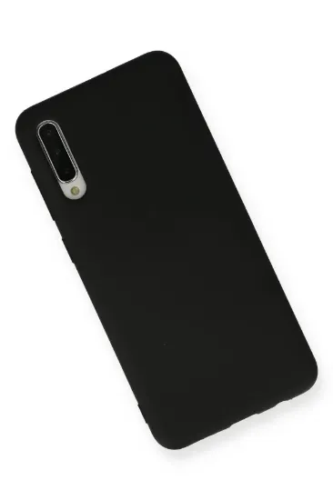 Newface Samsung Galaxy A30S Kılıf Nano içi Kadife Silikon - Siyah resmi