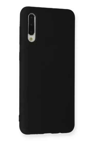 Newface Samsung Galaxy A30S Kılıf Nano içi Kadife Silikon - Siyah resmi