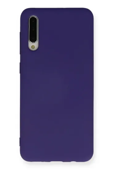 Newface Samsung Galaxy A30S Kılıf Nano içi Kadife Silikon - Mor resmi