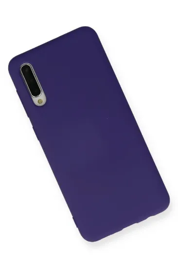 Newface Samsung Galaxy A30S Kılıf Nano içi Kadife Silikon - Mor resmi