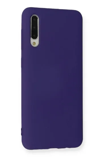 Newface Samsung Galaxy A30S Kılıf Nano içi Kadife Silikon - Mor resmi