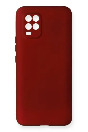 Newface Xiaomi Mi 10 Lite Kılıf First Silikon - Bordo resmi