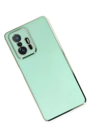 Newface Xiaomi Mi 11T Pro Kılıf Volet Silikon - Açık Yeşil resmi