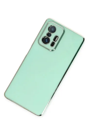 Newface Xiaomi Mi 11T Pro Kılıf Volet Silikon - Açık Yeşil resmi