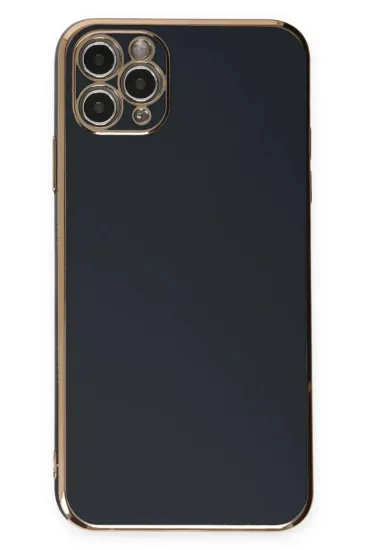 Newface iPhone 11 Pro Max Kılıf Volet Silikon - Siyah resmi