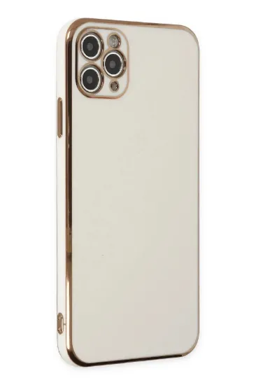 Newface iPhone 11 Pro Max Kılıf Volet Silikon - Beyaz resmi