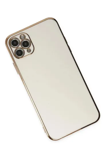 Newface iPhone 11 Pro Max Kılıf Volet Silikon - Beyaz resmi