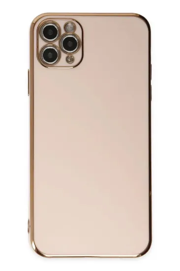 Newface iPhone 11 Pro Max Kılıf Volet Silikon - Pembe resmi