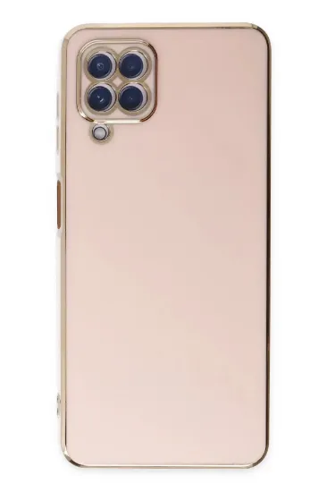 Newface Samsung Galaxy A12 Kılıf Volet Silikon - Pembe resmi