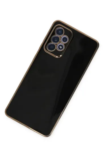 Newface Samsung Galaxy A32 Kılıf Volet Silikon - Siyah resmi