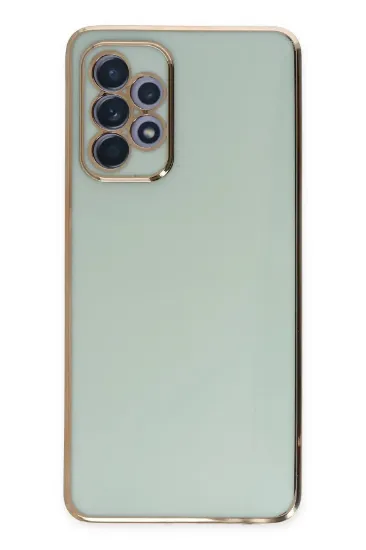 Newface Samsung Galaxy A32 Kılıf Volet Silikon - Açık Yeşil resmi