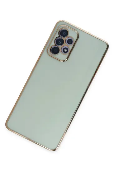 Newface Samsung Galaxy A32 Kılıf Volet Silikon - Açık Yeşil resmi