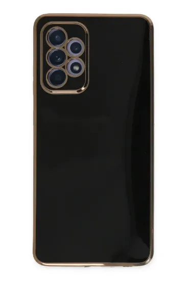 Newface Samsung Galaxy A52 Kılıf Volet Silikon - Siyah resmi