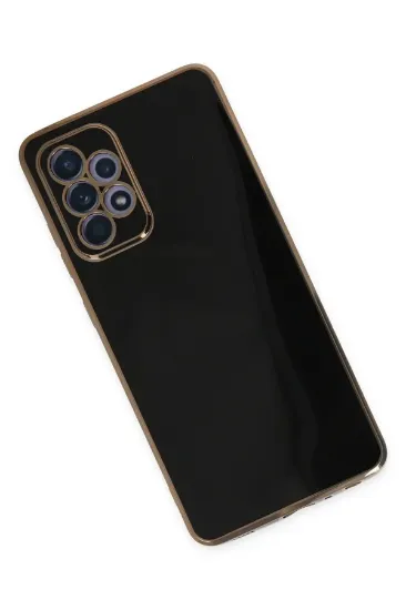 Newface Samsung Galaxy A52 Kılıf Volet Silikon - Siyah resmi