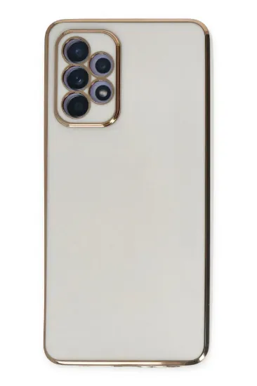 Newface Samsung Galaxy A52 Kılıf Volet Silikon - Beyaz resmi