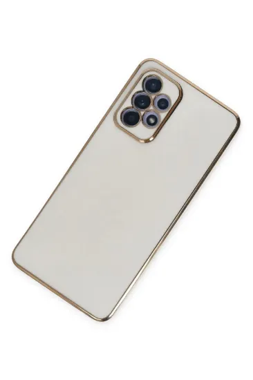 Newface Samsung Galaxy A52 Kılıf Volet Silikon - Beyaz resmi