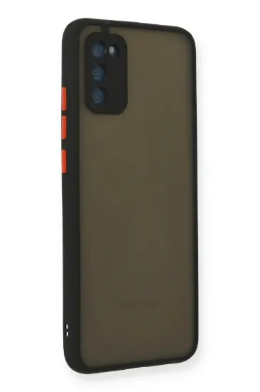 Newface Samsung Galaxy A02S Kılıf Montreal Silikon Kapak - Siyah resmi