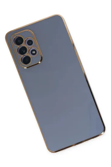 Newface Samsung Galaxy A52 Kılıf Volet Silikon - Mavi resmi