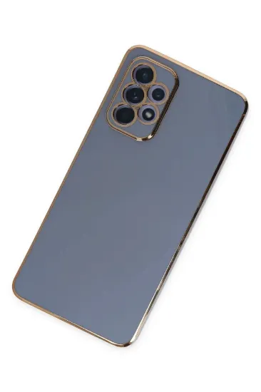 Newface Samsung Galaxy A52 Kılıf Volet Silikon - Mavi resmi