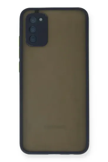 Newface Samsung Galaxy A02S Kılıf Montreal Silikon Kapak - Lacivert resmi